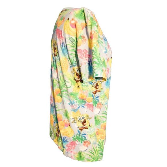 H&M Divided Nickelodeon Spongebob All over Graphic Print T-Shirt Sz Med - Picture 2 of 4